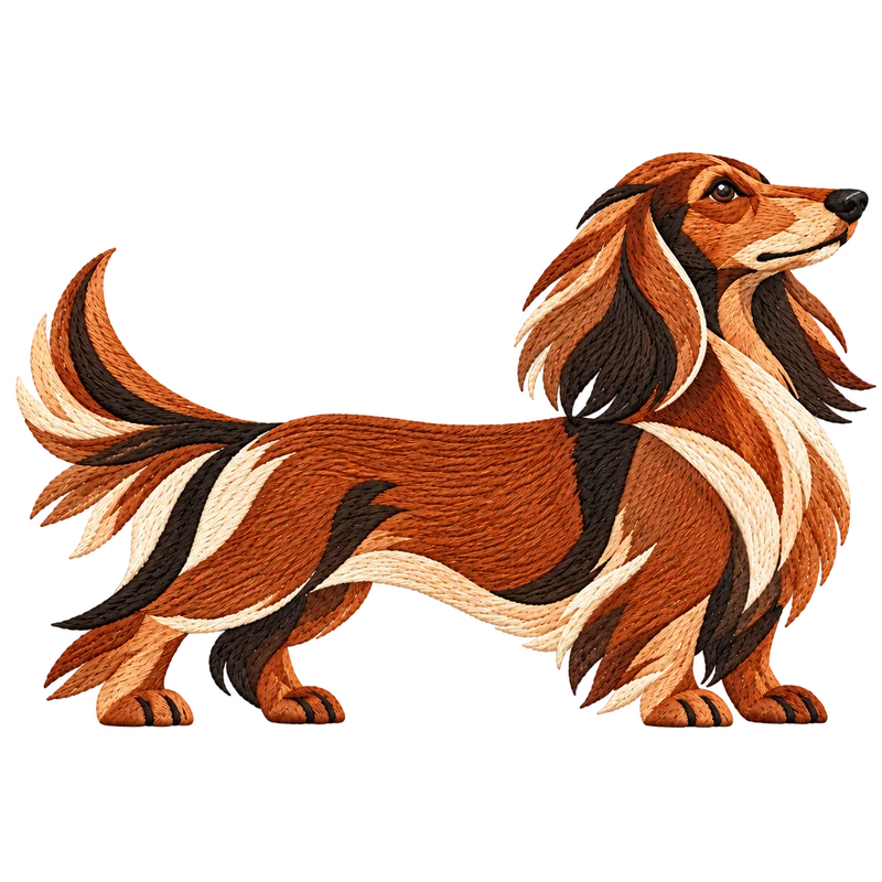 Brodert MITILLI-dachshund