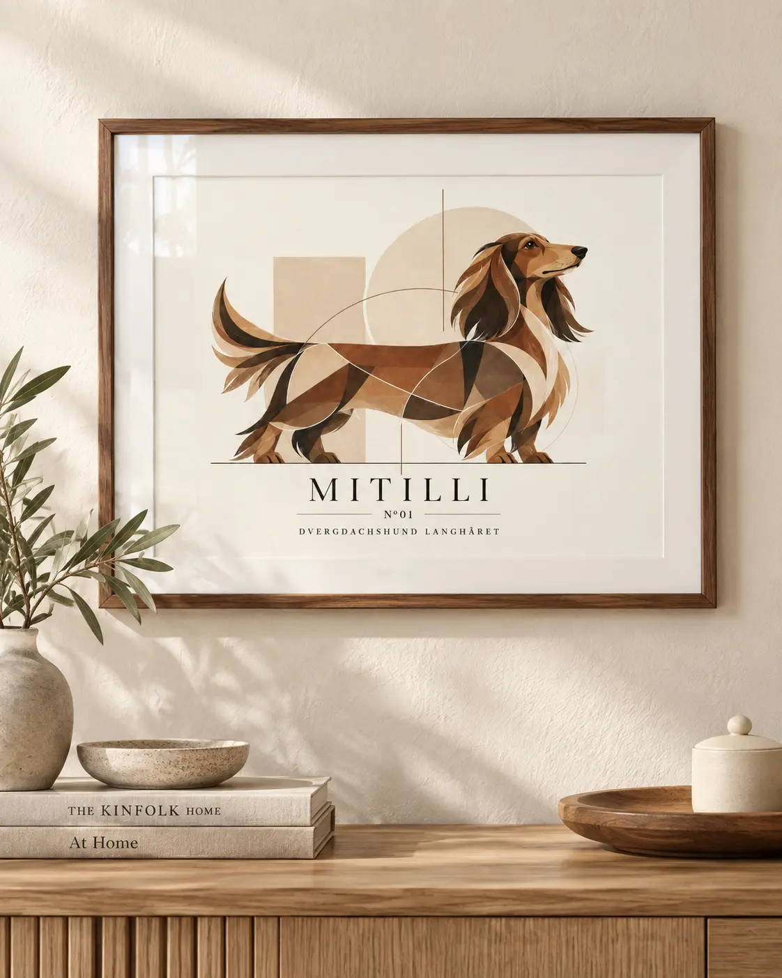 Produktmockup av MITILLI Nº01 Framed Print